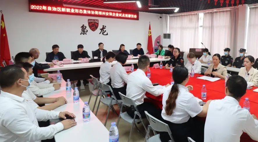 自治區(qū)協(xié)調(diào)勞動關系三方在梧州舉行新就業(yè)形態(tài)集體協(xié)商試點觀摩活動