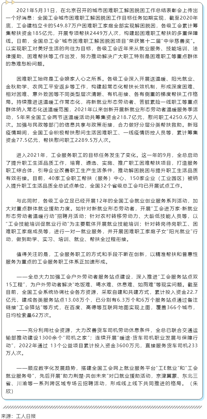 團(tuán)結(jié)奮斗開(kāi)新局 喜迎工會(huì)十八大丨努力實(shí)現(xiàn)職工對(duì)美好生活的向往.png