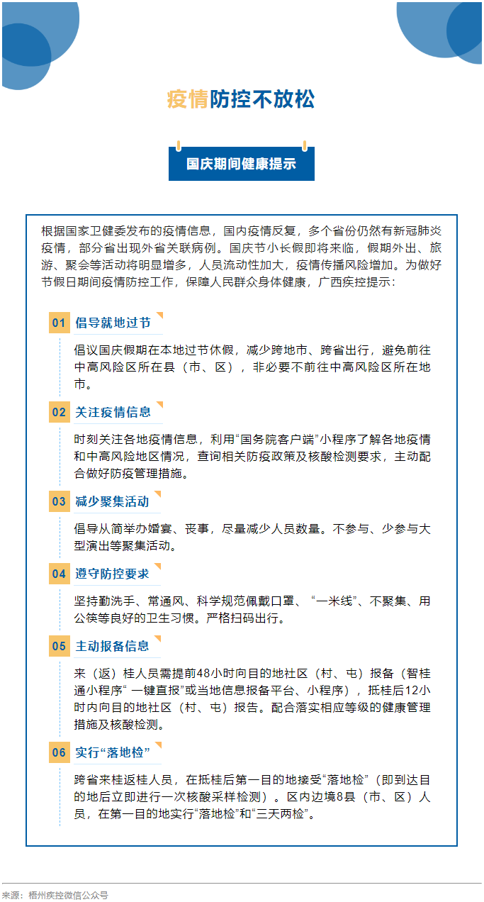 【疫情防控】國慶節(jié)疫情防控不放松，廣西疾控發(fā)布提示.png